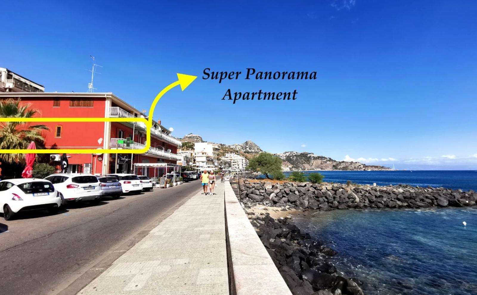 Super Panorama & Astonishing Apartment Seaview Giardini Naxos Exterior foto